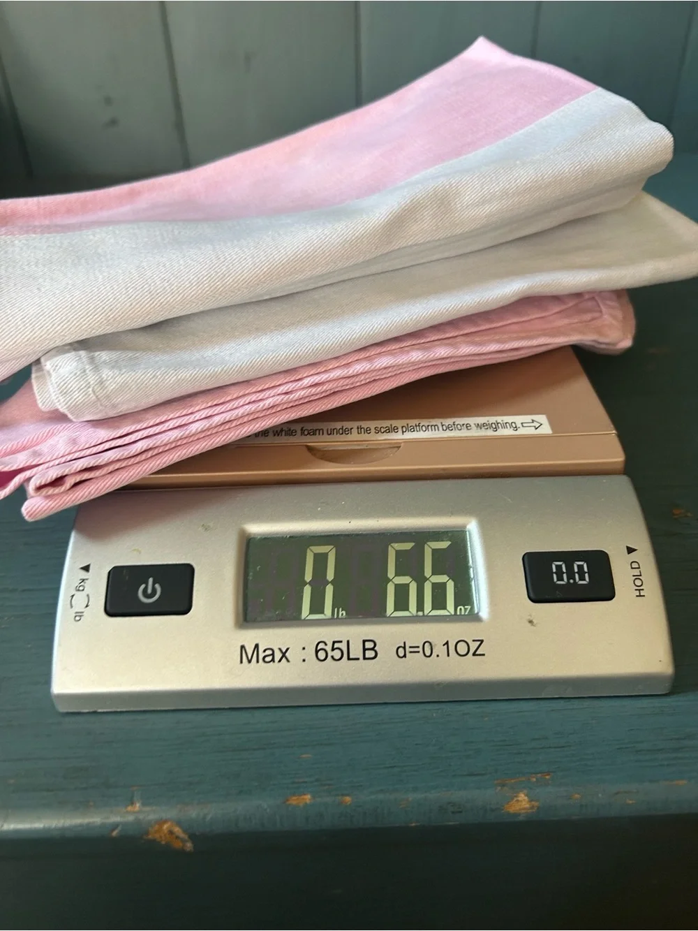 Vintage Hamptons Soft Pink and White Striped Cotton Table Napkins - Set of 4